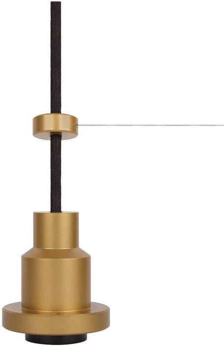Aluminium Lamp Pendant, E27, Gold - 4058075800