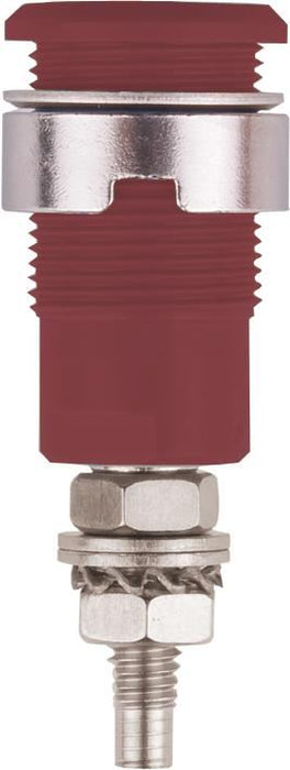 4mm Safety Socket Brown, Solder, 32A