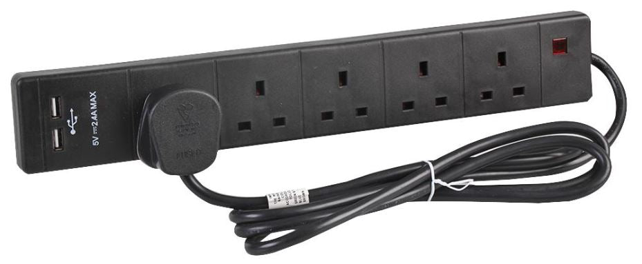 5 Way Extension Lead with USB Socket