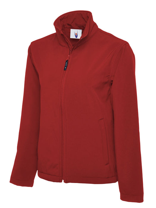 Unisex Classic Full Zip Soft Shell Jacket - Hanger Loop