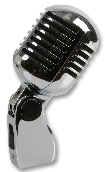 Retro 50's Style Chrome Microphone