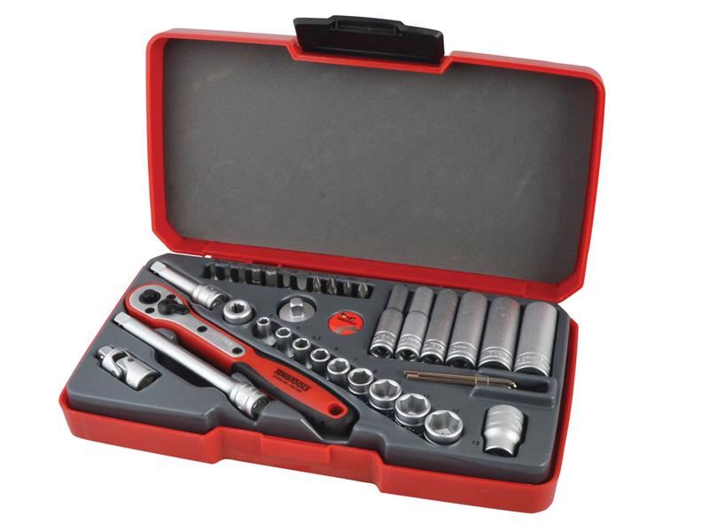 T1436 Socket Set of 36 Metric 1/4in Drive — StampyTools