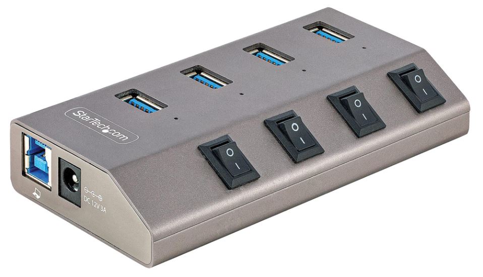 Switchable USB 3.2 Gen 1 Expansion Hub, USB-A/USB-C to USB-A