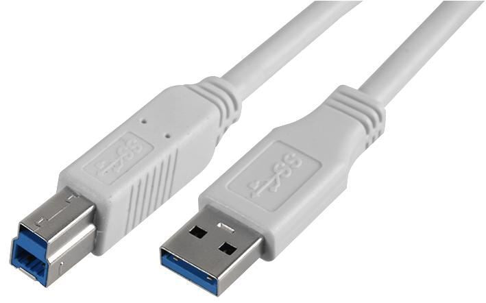 White 2m USB 3.0