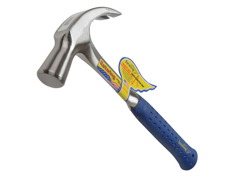 Curved Claw Hammer, Vinyl Grip