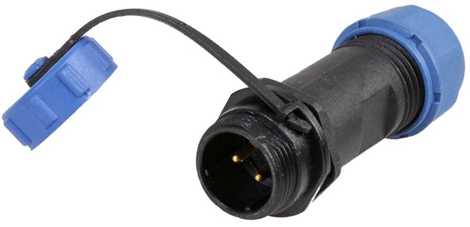 Circular Threaded Connector Inline Plug - IP68 — StampyTools