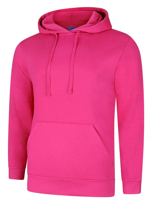 Unisex Deluxe Hooded Sweatshirt/Jumper - 60% Ring Spun Combed Cotton 40% Polyester