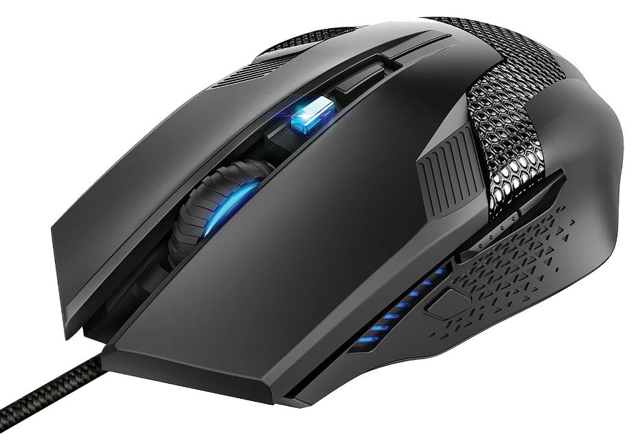 Raptor 6 Button 3200dpi Gaming Mouse, Black