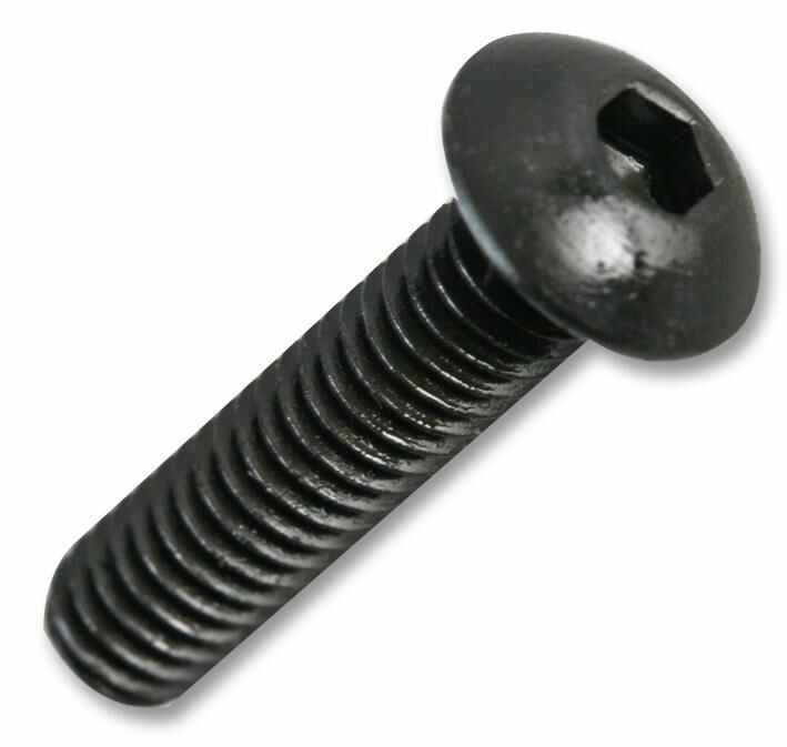 DURATOOL - M3 x 10mm Socket Button Screws Steel, 50 Pack