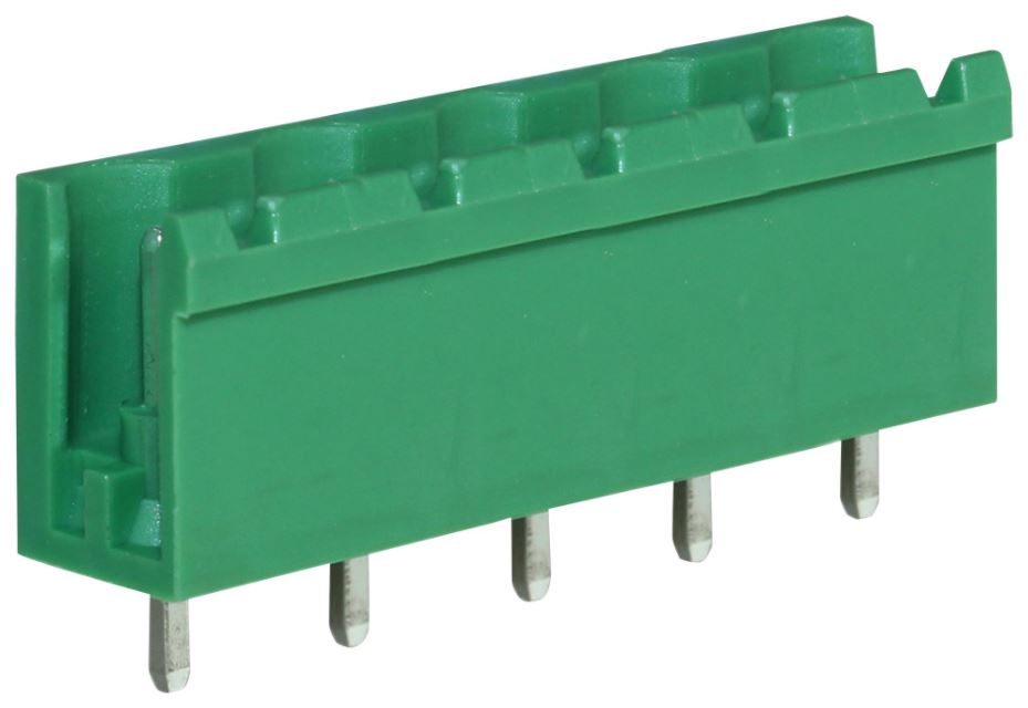 7.62mm Vertical Terminal Block Header, 5-Pole