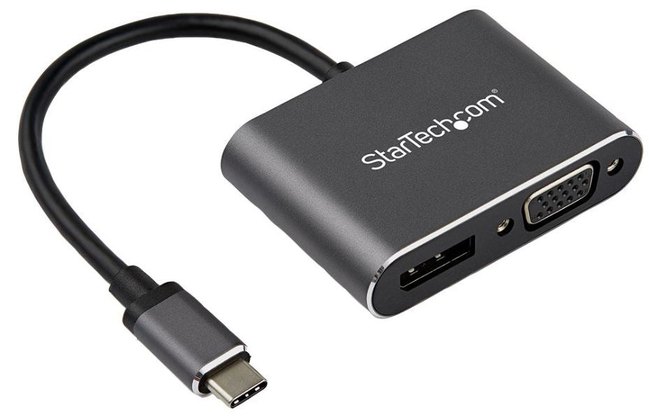 USB-C to Full HD VGA or 4K DisplayPort 1.2 Adaptor