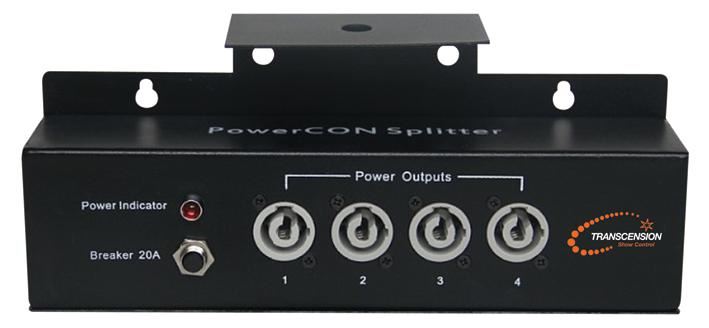 PowerCON Distributor Splitter 1 In - 4 Out