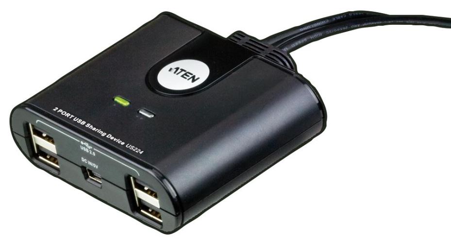 2 Port USB Peripheral Sharing Switch