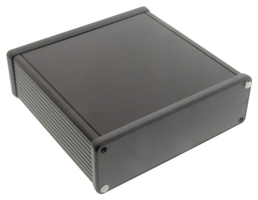 IP54 1455 Series Black Extruded Aluminium Instrument Enclosure