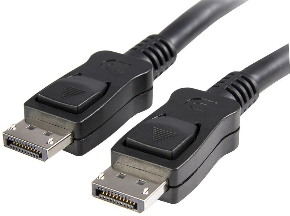 Latching DisplayPort 1.2 Male to Male Lead