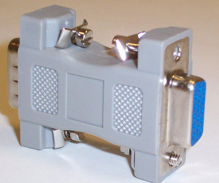 9-Way D Male to 15-Way Hi-D D Female VGA Adaptor