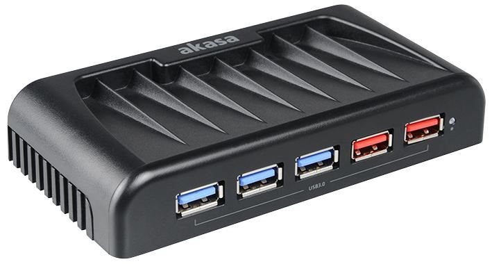 7 Port USB 3.0 Hub with 2 Fast Charge Ports