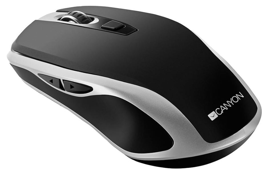 Rechargeable Wireless Optical Mouse with Wireless Charging, Black