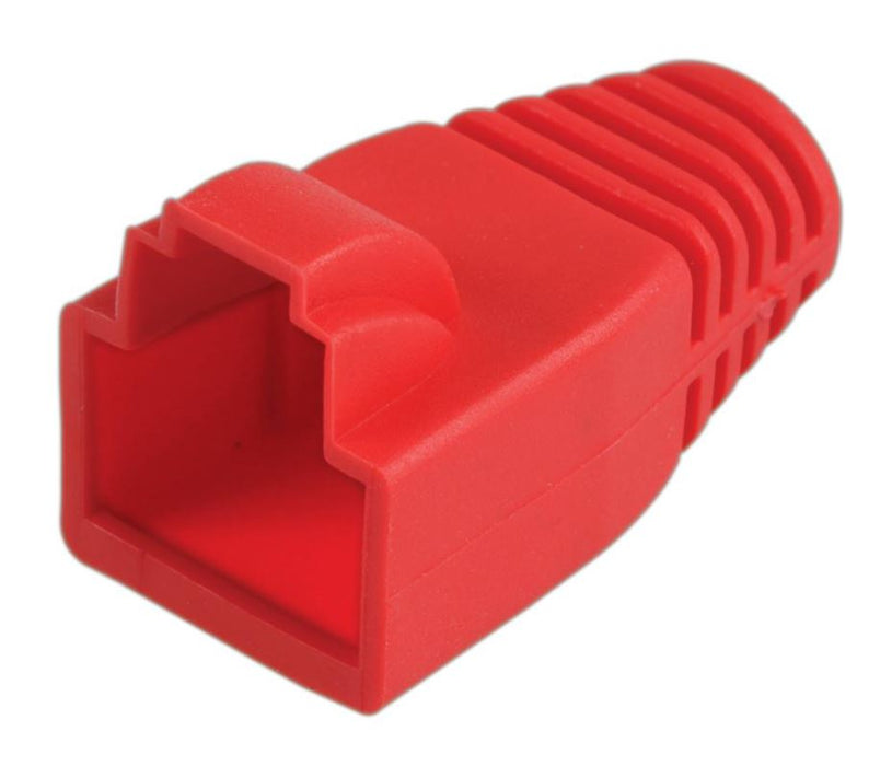 RJ45 Cat5e Strain Relief Boot, Red