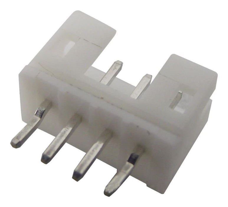Header, Top Entry, 4 Way, 2mm