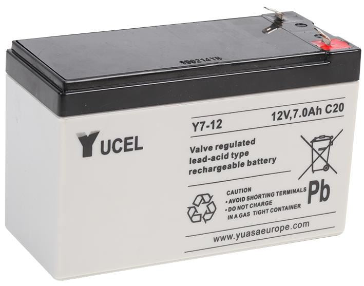 Yucel 12V 7Ah Sealed Lead Acid Battery