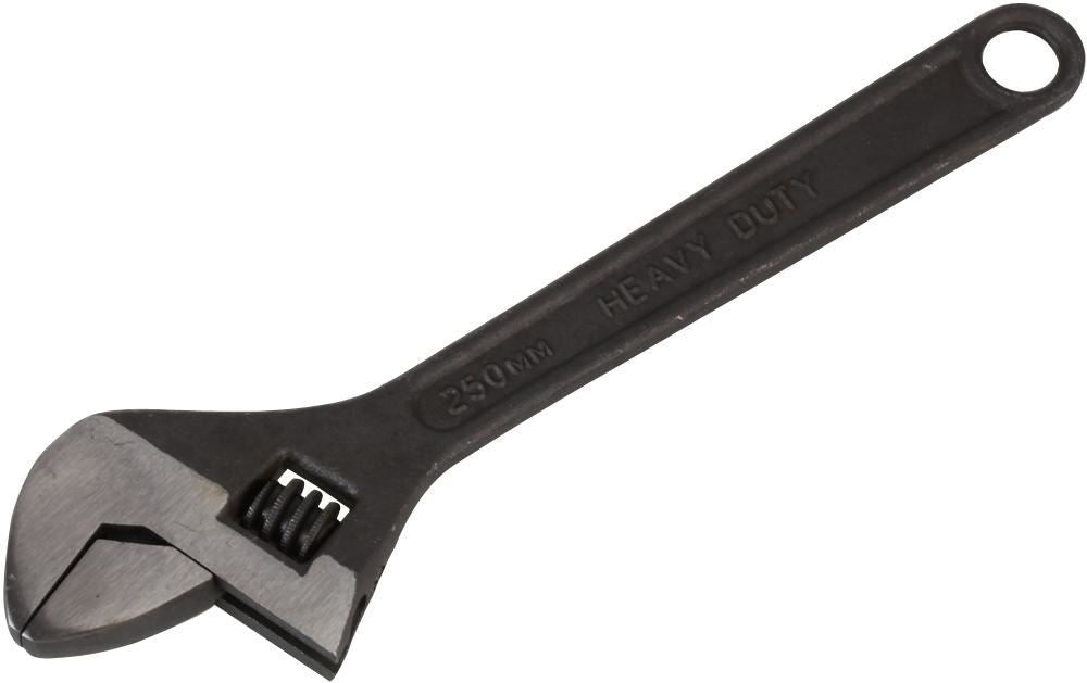 10" (250mm) Adjustable Spanner, Black