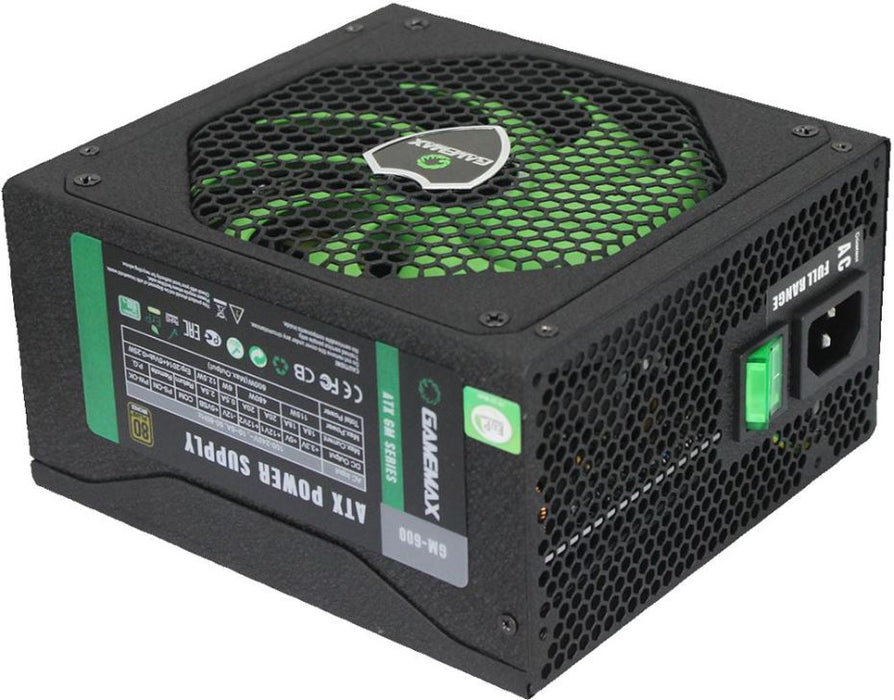 GM-600 600W Semi-Modular ATX PSU, 80+ Bronze