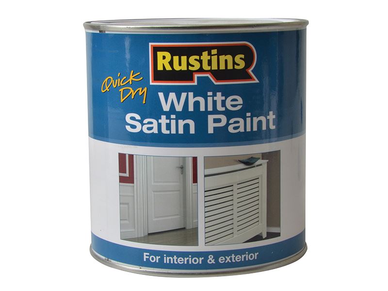 Quick Dry White Satin Paint