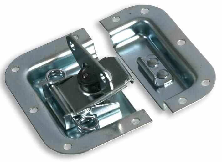 Heavy Duty Zinc-Plated Medium Butterfly Catch