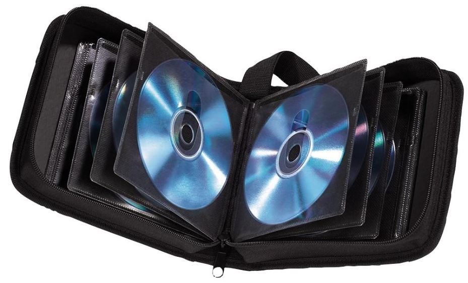 32 CD / DVD / Blu-ray Wallet Black