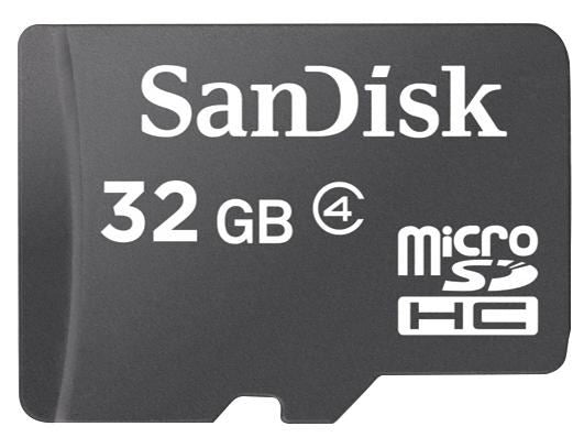 32GB Class 4 MicroSDHC Memory Card