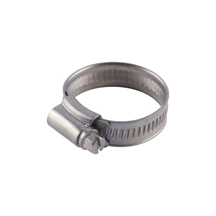 Worm Drive Screw Hose Clips - Stainless Steel. Various Sizes. Packs of 10