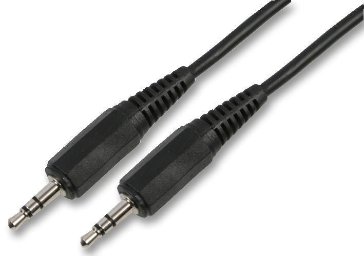 3.5mm Stereo Jack Plug to Plug Lead, 1.2m Black