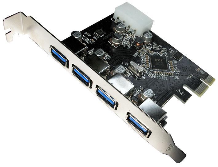 4 Port USB 3.0 PCI-Express Card