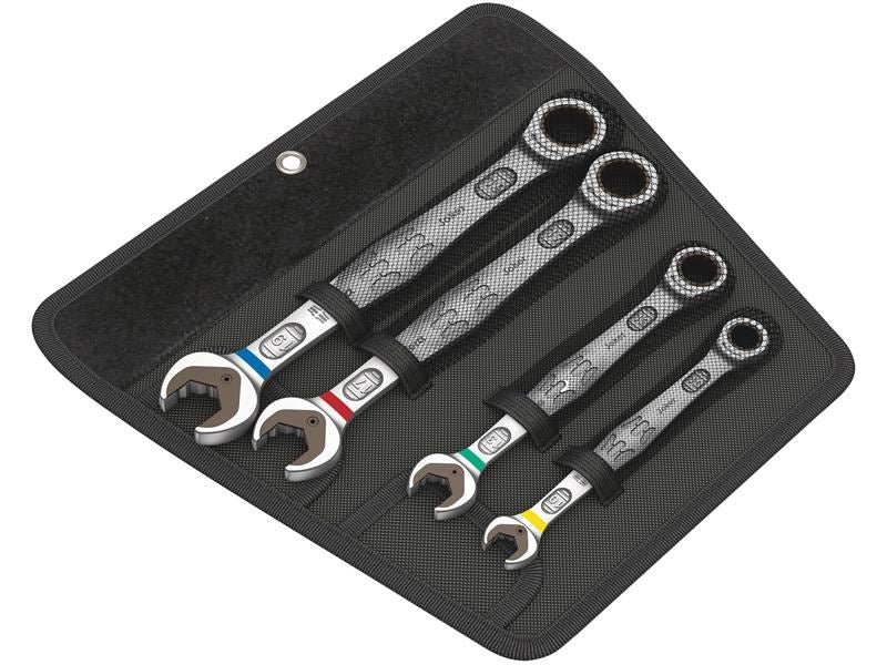 Joker Ratcheting Combination Spanner Set, 4 Piece