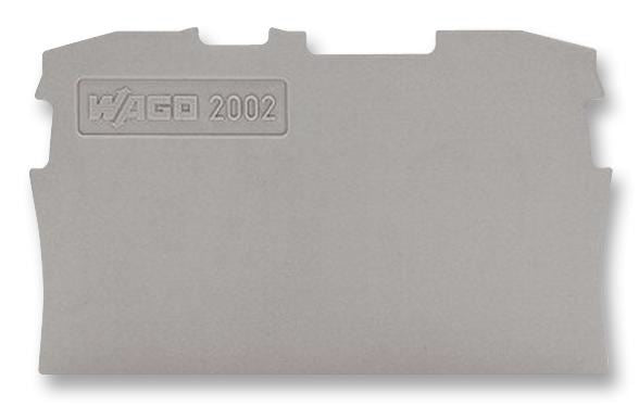 End and Intermediate Plate, 2 Way, Grey