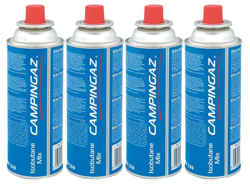 CP250 Isobutane Gas Cartridge 220g Pack of 4