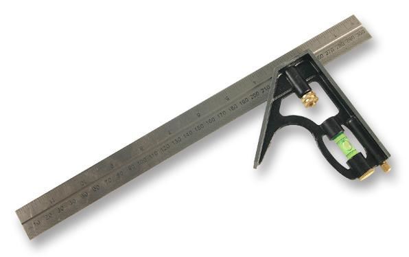 DURATOOL - 12" (300mm) Combination Square with Spirit Level