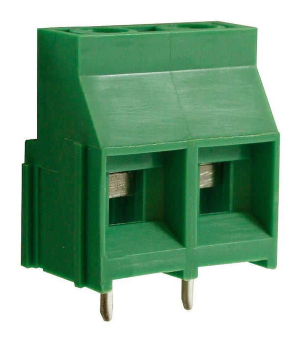 9.5mm High Power Rising Clamp Terminal Block, 2-Pole, 30A