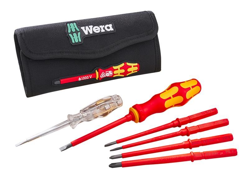 Kraftform Kompakt VDE Interchangeable Screwdriver Set, 7 Piece