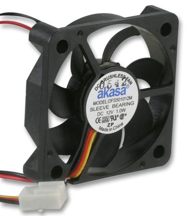 12V DC 3 Pin Computer Case Fan - 50 x 50 x 10mm