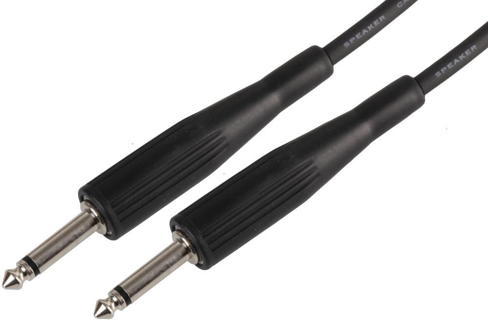 6.35mm (1/4") Speaker Lead Male to Male, 3m Black