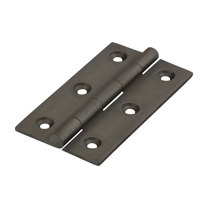 Solid Drawn Hinge - Solid Brass - Bronze