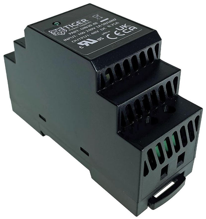 48V, 0.75A, 30W, AC/DC DIN Rail Power Supply