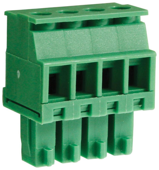 3.81mm Pluggable Rising Clamp Terminal Block, 4-Pole, 8A