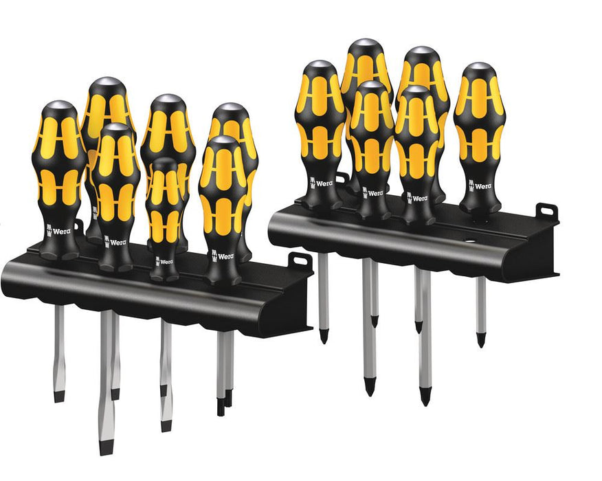 Big Pack 900 Screwdriver set Kraftform : Chiseldriver and rack, 13 pieces - 05133285001