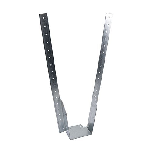 Timber Wood Joist Hangers - Long Leg - Galvanised - Each. Various Sizes