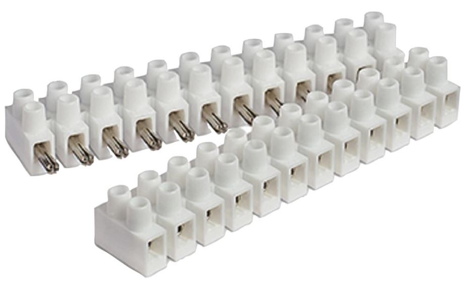 12-Pole Plug & Socket Terminal Block, 450V AC, 45A, Polyamide PA6.6