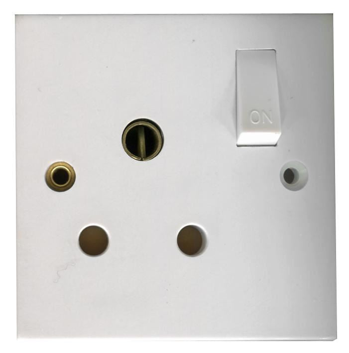1-Gang 15A Round Pin Switched Socket — StampyTools