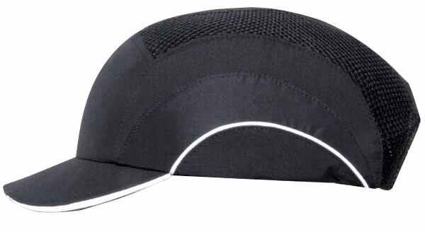 JSP - Short Peak Bump Cap, Black